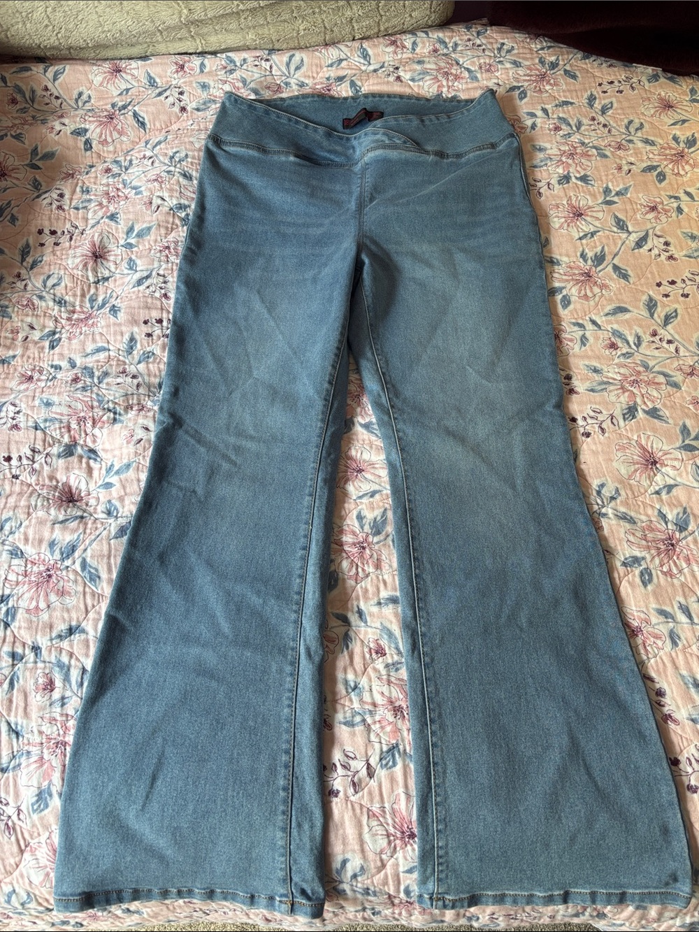 No Boundaries Light Blue Flare Jeans